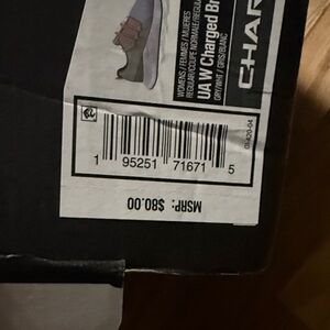 Under Armour Charged Bandit in Gray and Pink